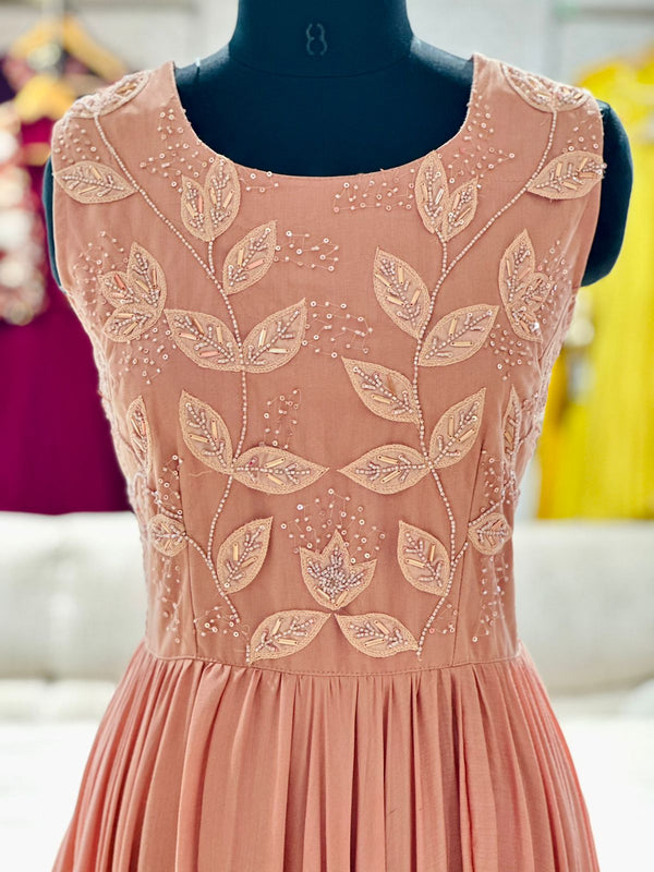 Peach Gown