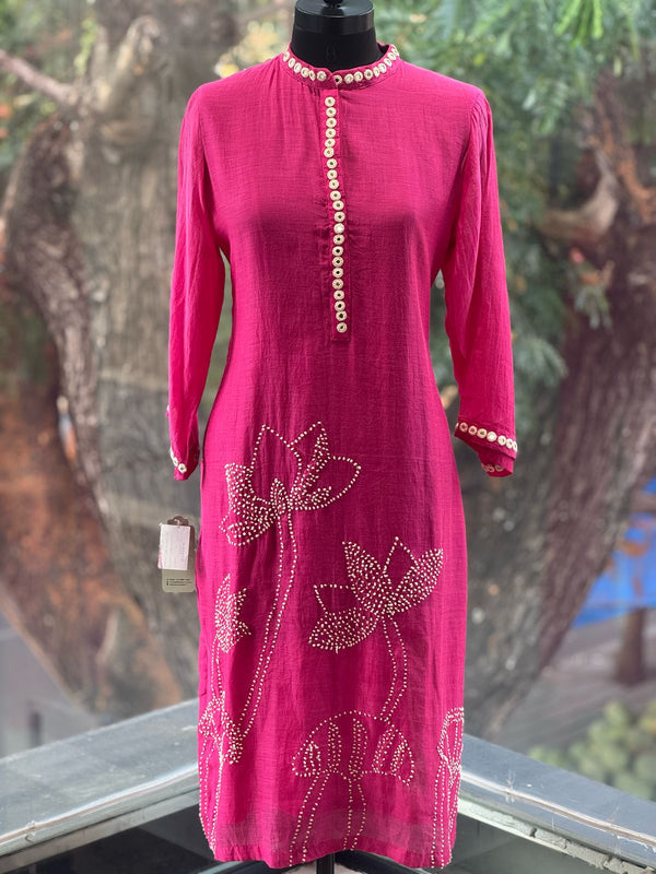 Pink Knot Work Suit