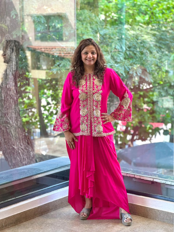 Pink Skirt Set