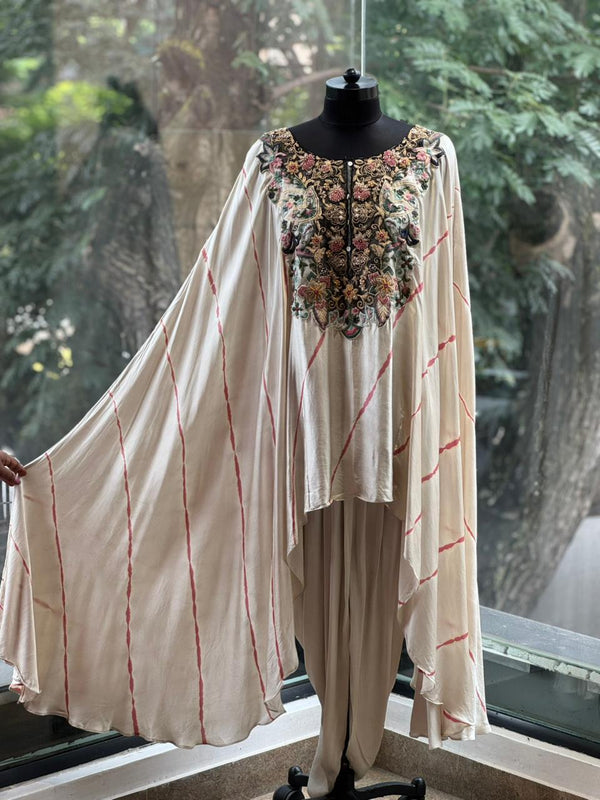 Beige Skirt Set