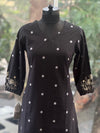 Black Weaving Tunic