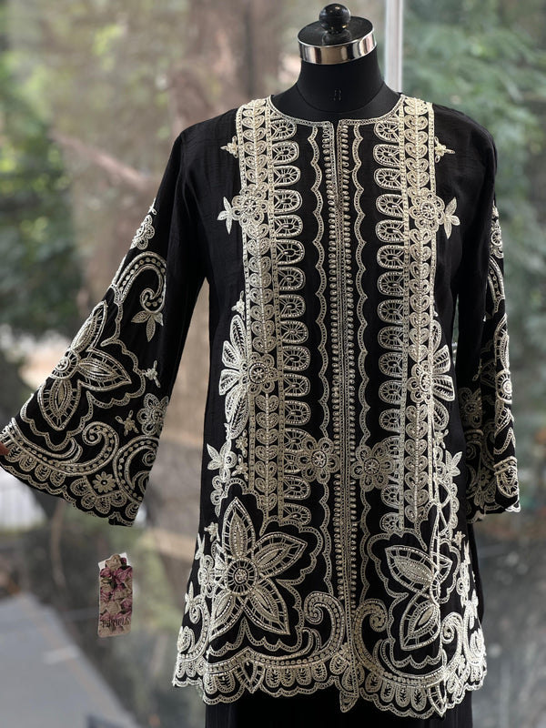 Black Skirt Set