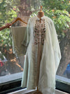 Green Tissue Jacket With Dupatta