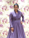 Mauve Shimmer Gown