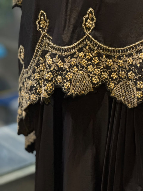 Black Skirt Set