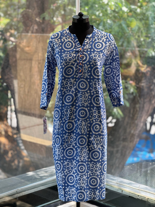 Blue Printed Tunic