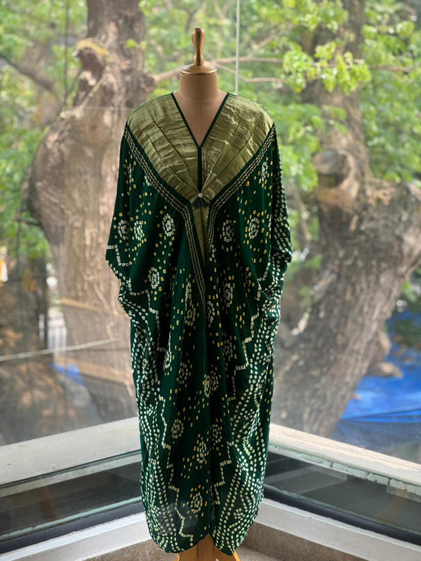 Green Kaftan Tunic