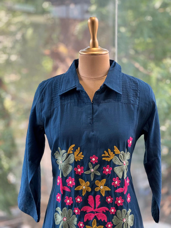 Blue Mul Tunic