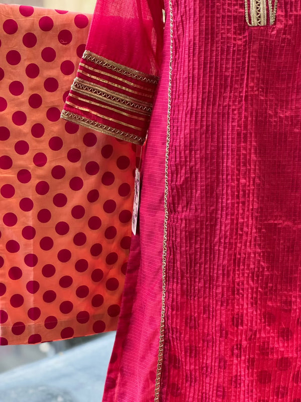 Pink Soft Kota Co Ord