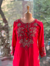 Red Applique Co Ord Set