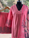 Pink Hand Painted Suit