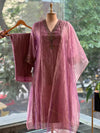 Purple Pure Glass Tissue Suit