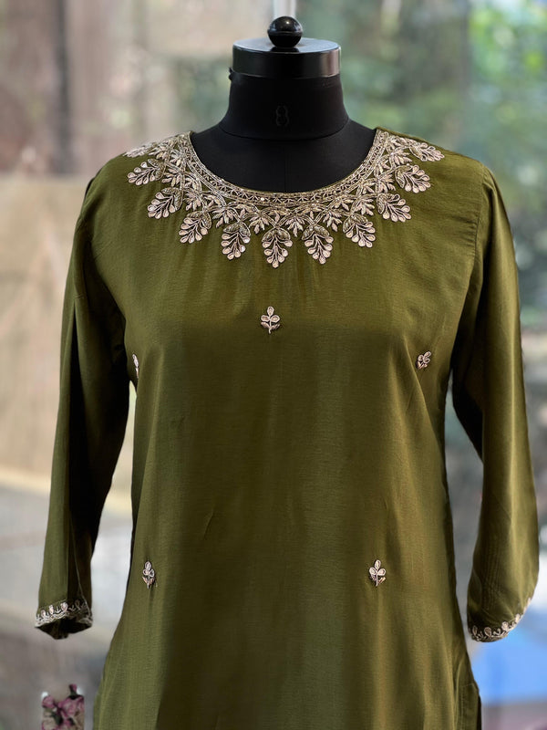Green Gota Work Suit Set