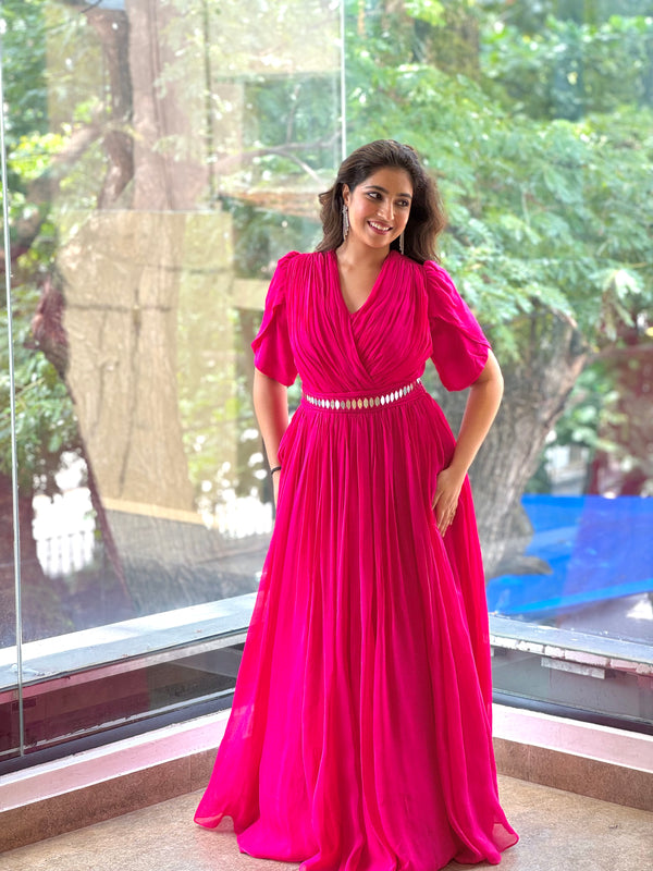 Pink gown