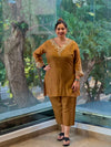 Brown Kurta Set