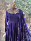 Purple Sharara Set