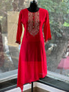 Red Yolk Zardozi Work Co Ord
