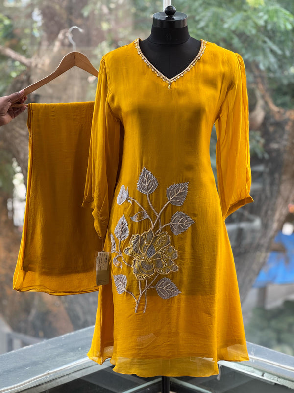 Yellow Patch Work Co Ord