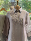 Grey Organza Co Ord