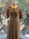 Green Attached Jacket Style Tunic