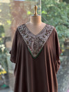 Brown Tye Dye Kaftan Set