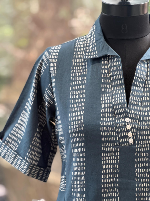 Greyish Blue Tunic