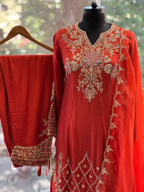 Rust Hand Work Suit