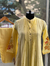 Light yellow kurta set