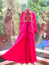 Pink Bandhej Palazzo Set