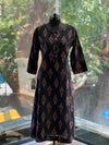 Black Ikkat Tunic