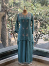 Sea Green Palazzo Set