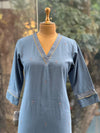 Blue VNeck Co Ord