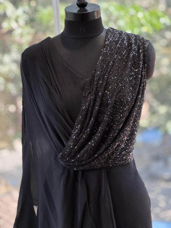 Black Shimmer Gown