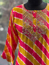 Yellow Leheriya Suit