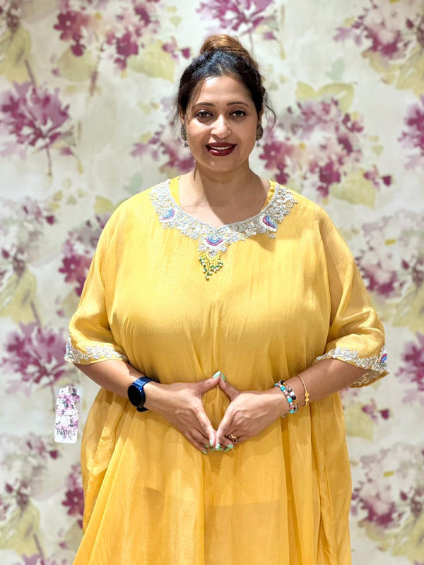 Yellow Kaftan Co Ord