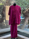 Purple Shirt Style Co Ord