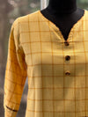Yellow Checks Tunic