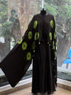 Black Tye Dye Cape Set