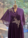 Purple Kaftan Style Gown