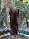 Brown Tye Dye Kaftan Set
