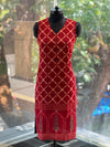Red Sleeveless Tunic