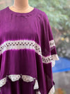Purple Tie-Dye Kaftan Set