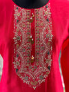 Red Yolk Zardozi Work Co Ord