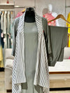Gray Jacket Set