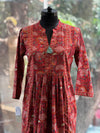 Maroon Printed Tunic
