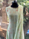 Green Drape Gown