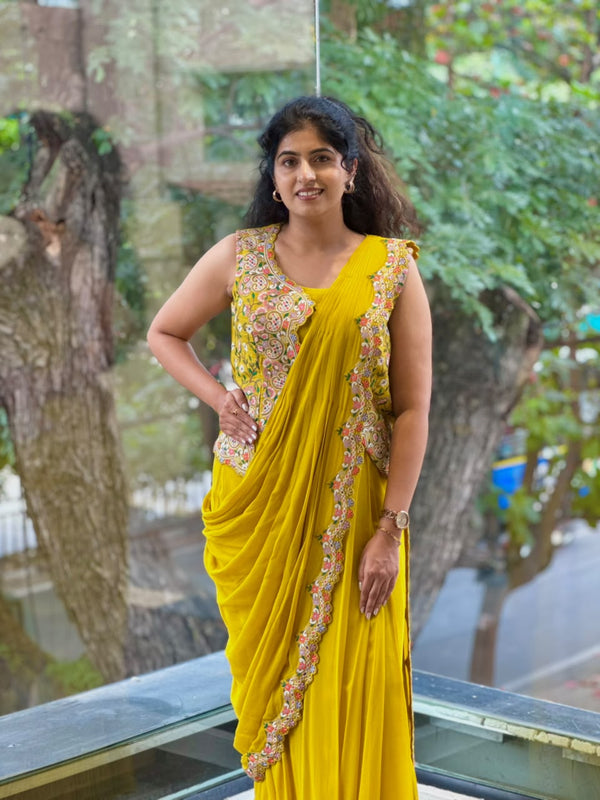 Yellow Jacket Style Drape