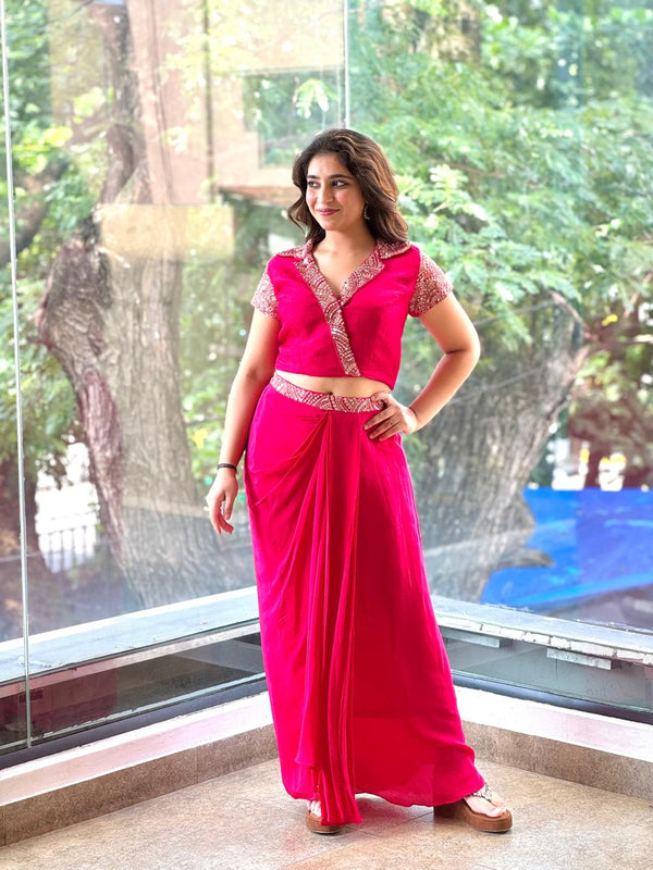 Pink Skirt Set