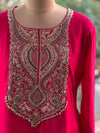 Pink Crush Dupatta Set