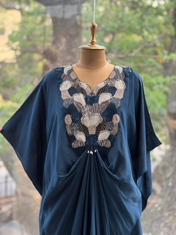 Blue Kftan Dress
